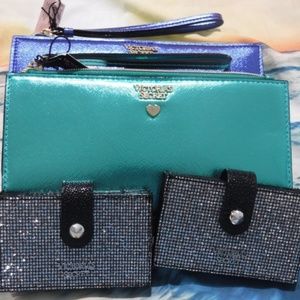 VICTORIA'S SECRET LOT OF 4 WALLETS/CARD HOLDERS